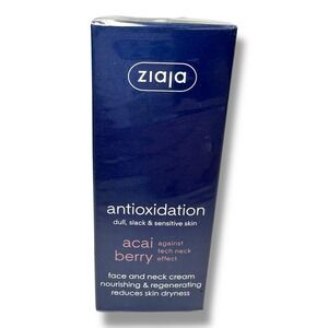 Ziaja Acai Berry Face Neck Cream Antioxidant Dull Slack Sensitive Skin